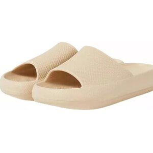 NO BOX 32 Degrees Unisex Adults Cushion Slide Sandals Tan Size M $40 KK310
